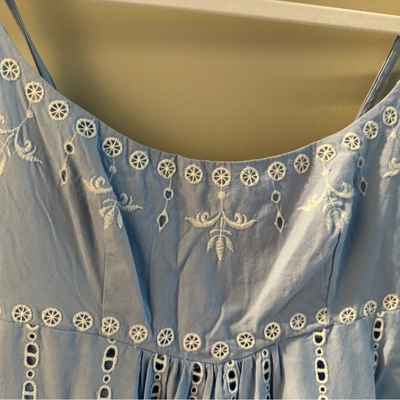 NWT INTERMIX Anissa Broderie Anglaise Cotton Maxi Dress 0 - Picture 6 of 7